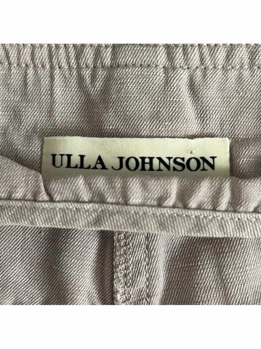Ulla Johnson Button Front High Rise Purple Pleated Linen Blend Swing‎ Shorts - Picture 6 of 7